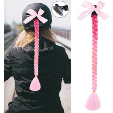 Alvera Motosiklet Kaskı Simli Örgülü At Kuyruğu / ACM10S