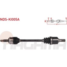Otoco Kıa Ceed 1.6 Crdı Abslı 46 Dıs A-T Uzunluk 671MM 2006-2012 Komple Aks Sol Ön 49501-1M110