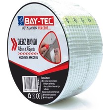 Bay-Tec Alçıpan Derz Bandı 96X90 Yard MK0818  Baytec