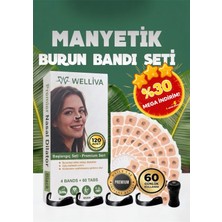 Premium Mıknatıslı Burun Bandı Seti - 120 Adet 60 Çift Horlama Azaltıcı| Maksimum Nefes Açma