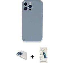 DS LLC Ieg™ iPhone 13 Pro Max Kılıf Zirve Modern Özel Seri - Şeffaf Pasifik Cam Ekran Koruyucu + Laci