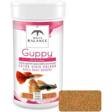 White Balance Guppy Granules - Lepistes Balık Yemi (100 Ml)