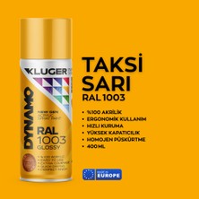 Hobi24 Kluger Dynamo Sprey Boya 400ML - Taksi Sarı Ral 1003