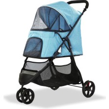 Hnrlishp Eurodog Katlanabilir Köpek Arabası Mi 74,5X52,2X98 cm