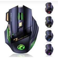 Exonix Imce Gwx7 Kablosuz Şarjlı Rgb Gaming Mouse Sessiz Tık Oyun Faresi 3200DPI 7 Tuş