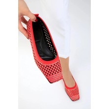 No 35 Moda Kirmizi Kadin Babet MC2024