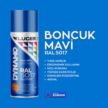 Hobi24 Kluger Dynamo Sprey Boya 400ML - Boncuk Mavi Ral 5017