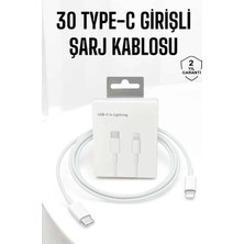 TeknoKapsül Iphone Uyumlu Ios Uyumlu Lightning Hızlı Şarj Tye C Lightning Şarj Kablosu