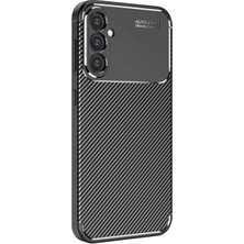 Alvera  Galaxy S25 Kılıf Auto Fus Karbon Kapak - Siyah