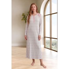 Mecit Pijama Mecit 6356 Pembe Büyük Beden Kadın Gecelik