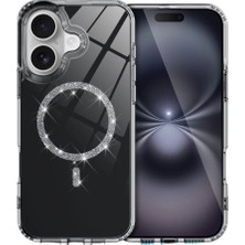 Alvera  Iphone 17 Live Diamond Magsafe Kapak - Siyah