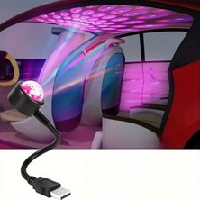 TeknoKapsül USB Sese Duyarlı 8 Farklı Mod Işıklı LED Atmosfer Işığı – Ambiyans Aydınlatması