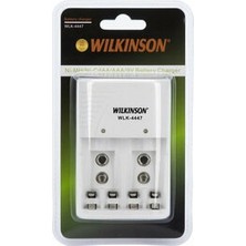 Wilkinson Pil Şarj Aleti 4 Yuvalı WKL-4447 AA/AAA/9V Ni-Cd - Ni-Mh Şarj Erpilsan