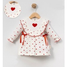 Cacobebiş Kız Bebek Bella Amour Kalpli Elbise