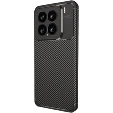 Alvera  Mi 15 Kılıf Auto Fus Karbon Kapak - Siyah