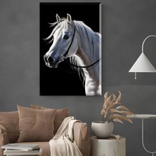 Harikabirev|şık At Tablosu 29 |çerçevesiz Kanvas Tablo