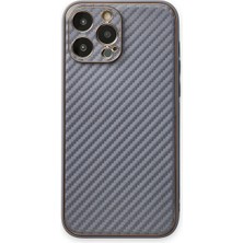 Alvera  Iphone 13 Pro Max Kılıf Co Karbon  - Gri
