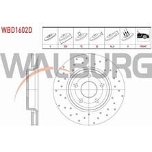 Otoco Jeep Grand Fren Diski Ön Havalı Performans Delikli 5 Bjn 17 Jant 330X32X72X54,5 52124762AD