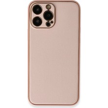 Alvera  Iphone 13 Pro Kılıf Co Deri  Kapak - Pembe