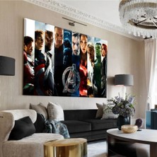 Harikabirev Hari?kabi?rev|marvel Kahramanlari Tablo 2 |tekli? Çerçevesi?z Yatay Kanvas Tablo