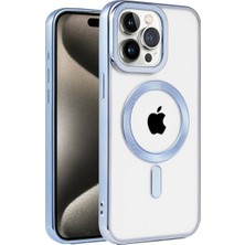 Alvera  Iphone 14 Pro Kılıf Kronos Magsafe Kapak - Sierra Blue