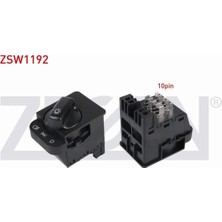 Otoco Opel Corsa B - Vectra A - Astra F - Combo B - Tıgra A 1988-2001 Far Anahtarı 10 Pin 1241319