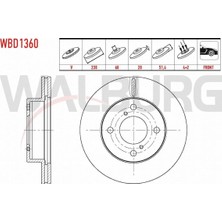 Otoco Suzukı Alto V (Gf) 1.0 2009- Fren Diski Ön Havalı 4 Bjn 230X20X60X51,4 55311M68K10