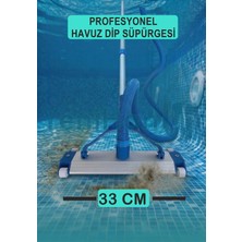 Ekonef Profesyonel Havuz Dip Süpürgesi - 33 cm - Çamur, Tortu Temizliği