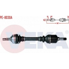 Otoco Peugeot Partner (5,5f) 2.0 Hdı Abslı 29 Dıs Uzunluk 597 mm 1996-2008 Komple Aks Sol Ön 3272.6W
