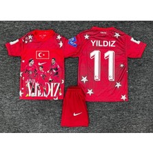 Rodak Spor Kenan Yıldız 11 Türkiye Şortlu Çocuk Dünya Kupası Özel Tasarım Resimli Forması
