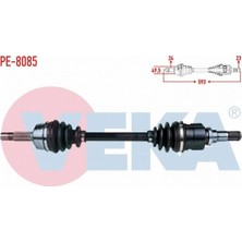Otoco Peugeot 107 1.4 Hdı Uzunluk 593MM 2005- Komple Aks Sol Ön 327611