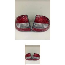 Serenotomotiv Renault Megane 1 I Arka Stop Dış Kısım Sağ Sol Takım Set 1996-2002 Uyumlu
