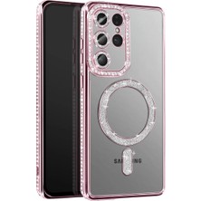 Alvera Joko  Galaxy S26 Ultra Joke Simli Magneticsafe Kılıf - Pembe