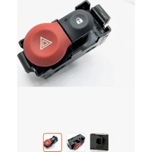 Serenotomotiv Renault Clıo Iıı 3 - 2005-2012 Arası Uyumlu Dörtlü Flaşör Düğmesi 6pin