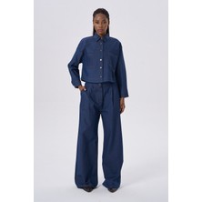 HANIQA Modern ve Şık Günlük Denim Set