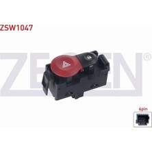 Otoco Renault Clıo Iıı 2005-2012 Kapı Kilit ve Flaşör Anahtarı 6 Pin 252103766R|8200214896