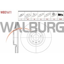 Otoco Audı A4-A5-Q5-Q7 Fren Diski Ön Havalı 5 Bjn 349X34X68X57,2 4M0615301AN