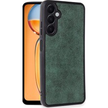 Alvera  Galaxy A36 Kılıf Aras Deri Kapak - Koyu Yeşil