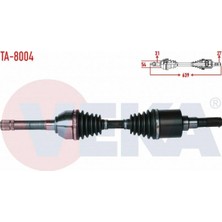 Otoco Tata Xenon 2.2 16V Td Uzunluk 639MM 2011- Komple Aks Sağ Ön 266737750119