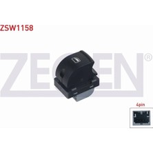 Otoco Audı A3 - A4 - A6 - Q7 - Tt 2004-2013 Cam Açma Anahtarı Tekli 4 Pin 8E0959855