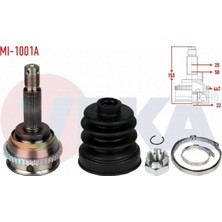 Otoco Hyundaı Accent I(X-3)1.3i Abslı 44 Dıs 25X22X50 Uzunluk 153MM 94-00 Aks Kafası Sol-Sağ Ön Dış