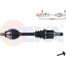 Otoco Land Rover Freelander Iı 2.2 Td4 6 M-T 2006-2014 Komple Aks Sol Ön Uzunluk 554,5MM LR002620
