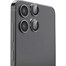 Alvera  Galaxy A06 Raze Metal Kamera Lens - Siyah