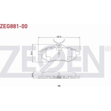 Otoco Cıtroen C3 (Fc) 1.4 Vtı 2002-2009 Ön Fren Balatası 4253.45