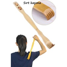 Kiesa Ahşap Sırt Kaşıma Aparatı Masaj Aleti Sırt Kaşıyıcı 46 cm Sırt Kaşıma Çubuğu