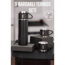 TeknoKapsül 500 ml Kapasiteli Taşınabilir Basınçlı Termos Seti Günlük Kullanım Için Ideal