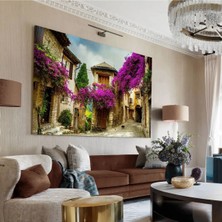 Harikabirev|rengarenk En Çok Sevilen Manzara Tablosu Alaçatı |çerçevesiz Kanvas Tablo