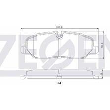 Otoco Land Rover Rangerover Iıı 3.0 Td 6 2002-2012 Ön Fren Balatası Ikazlı Sfp 5000 10