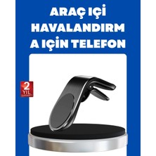 TeknoKapsül Kalorifer Izgaralı Manyetik Telefon Tutucu – Sarsıntı Geçirmez