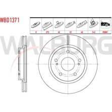 Otoco Suzukı Swıft Iv (Fz,nz) 1.2 2010- Fren Diski Ön Havalı 5 Bjn 272X22X62X40 5531170L00000